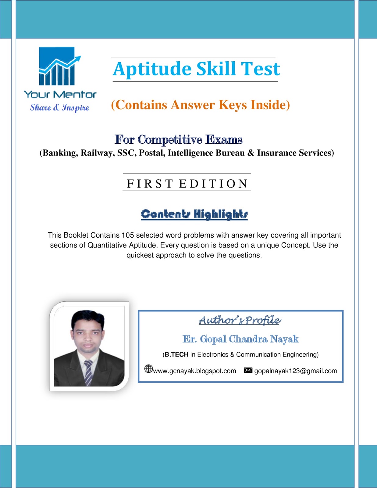 Test Your Aptitude In C By Venugopal